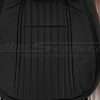 Insert section of black leather ford mustang backrest upholstery