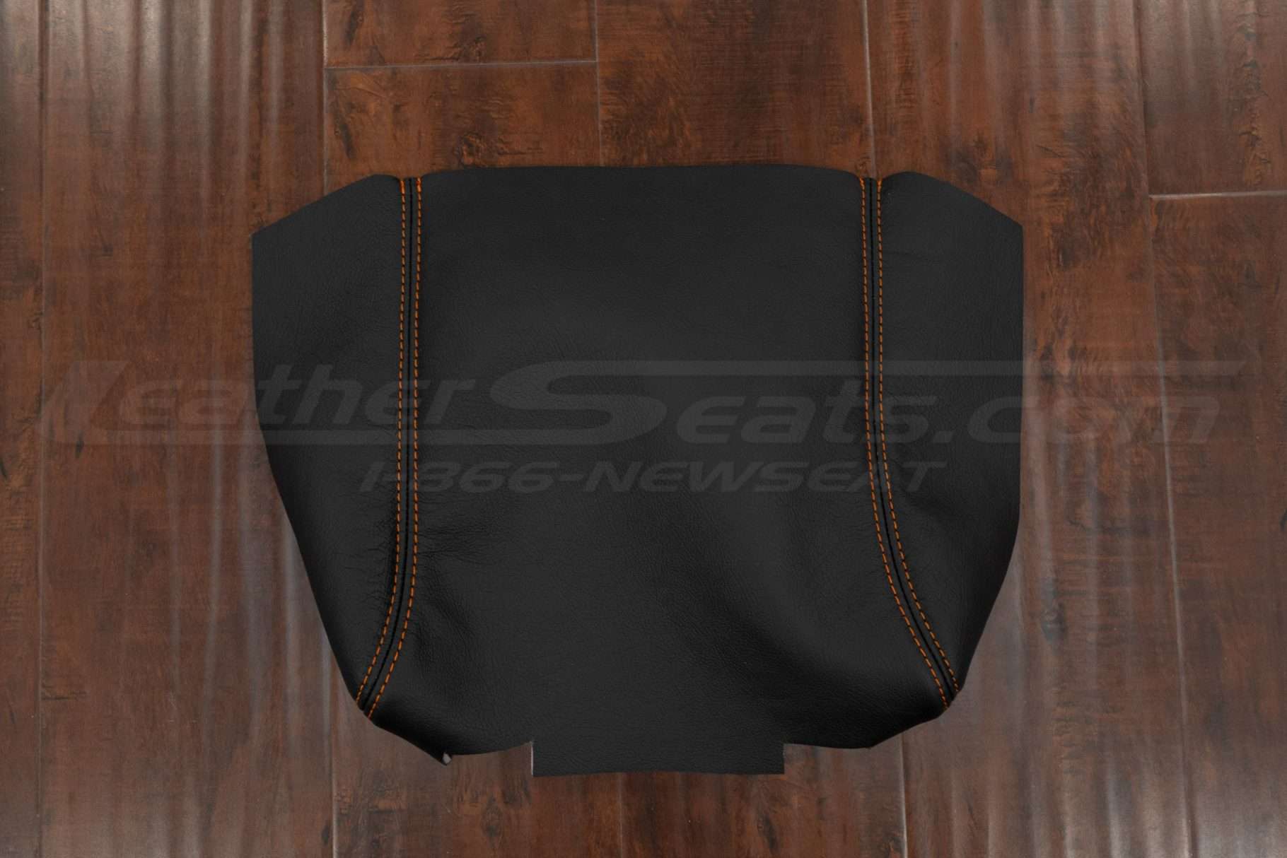 Top-down view of console lid cover uphosltery for 2021-2024 ford f-150