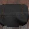 Flat lay of leather console lid cover for Ford F-150 trucks