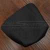 Aftermarket Ford F-150 leather console lid cover in Black with stone stitching
