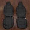 2016-2023 Toyota Tacoma leather seat upholstery kit - Black - Front seat leather upholstery