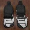 Toyota Tacoma front seat leather upholstery flipped
