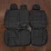 Toyota Tacoma aftermarket leather seat interior kit - black - rear seat pholstery