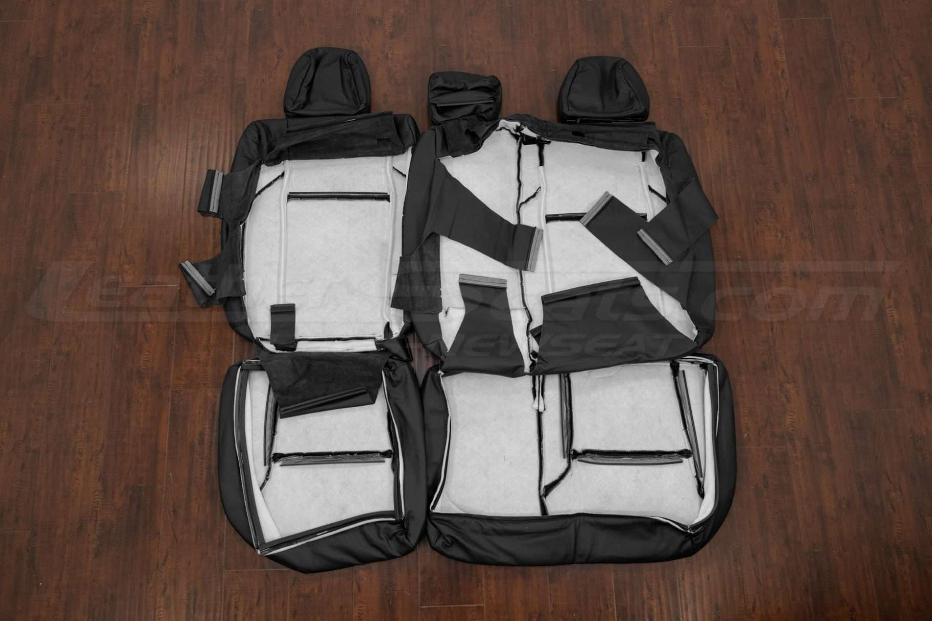 Toyota Tacoma rear seat upholstery flipped