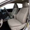 2012-2014 Toyota Camry with custom aftermarket leather seats - ivory - Front driver seat installed
