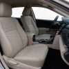 2012-2014 Toyota Camry aftermarket leatther seat covers - installed - ivory
