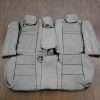 2012-2014 Toyota Camry rear seat leather upholstery with armrest and bolsters in Ash leather