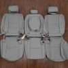 2015-2022 Toyota Sequioua leather seat covers - Ice Grey - Middle row upholstery with armrest