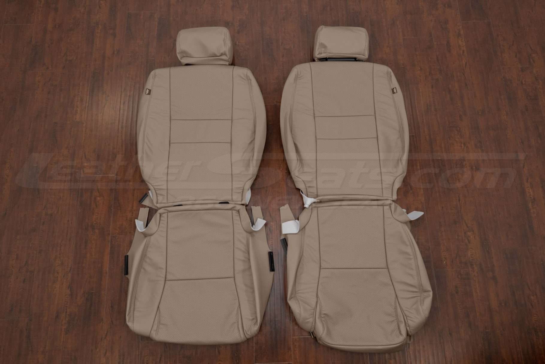 2015-2022 Toyota Sequoia SUV leather seat interior kit - ivory - front seat upholstery