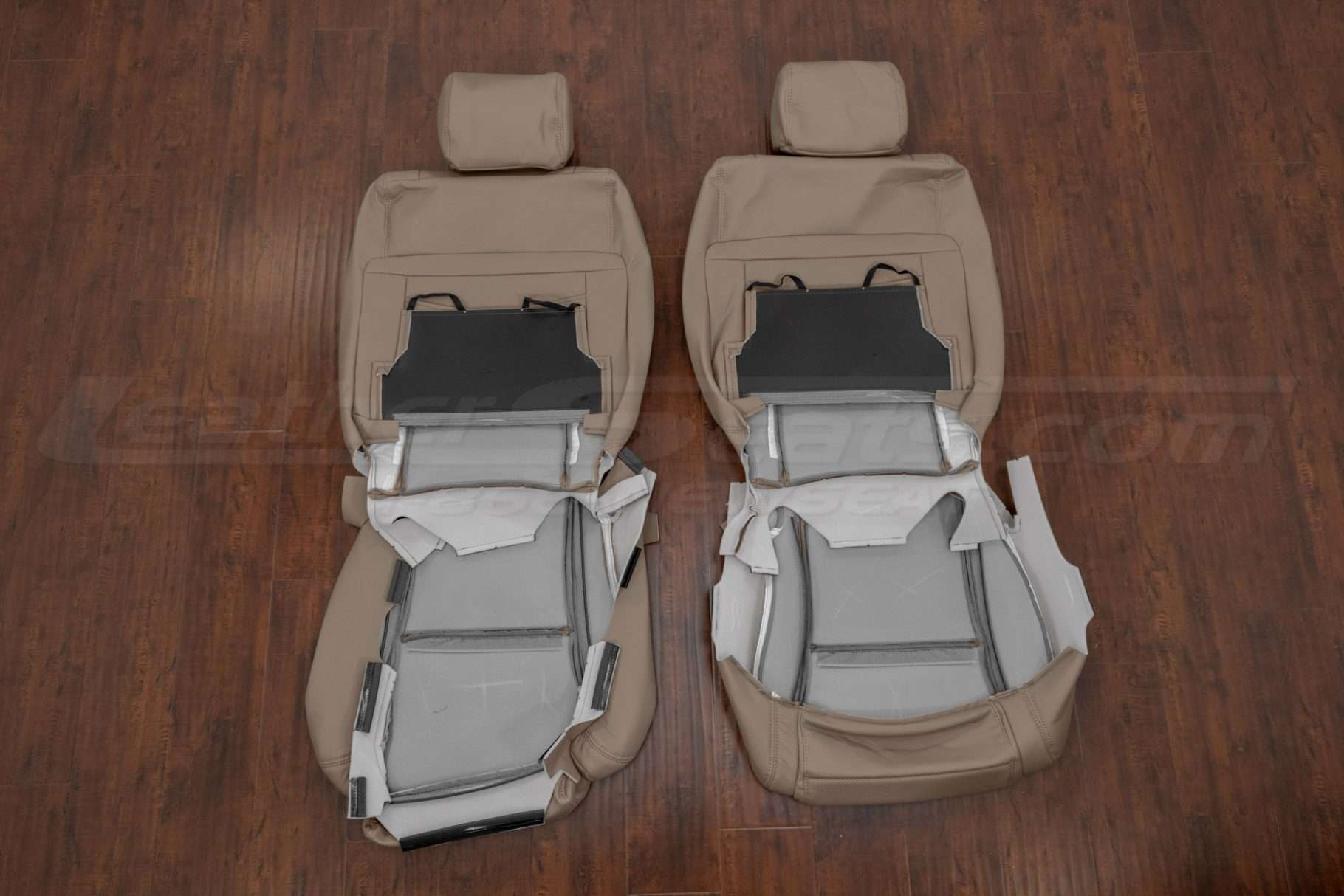 Front seat toyota sequoia leather upholstery flipped