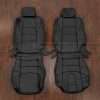 2003-2008 Nissan 350 leather seat upholstery kit - Black - Front seat upholstery