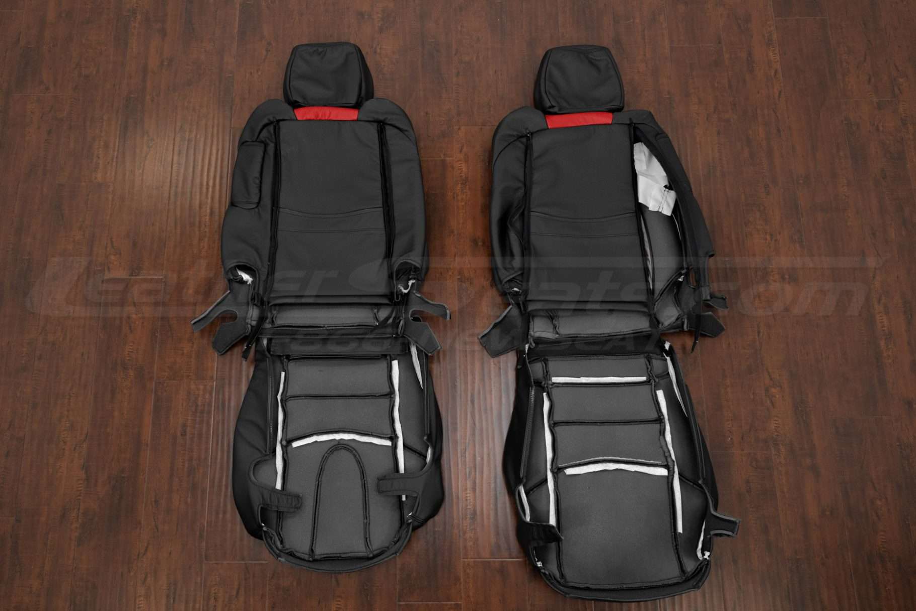 front seat 350z upholstery kit flipped