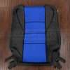 2003-2008 Nissan 350Z black and cobalt backrest upholstery with perforated body