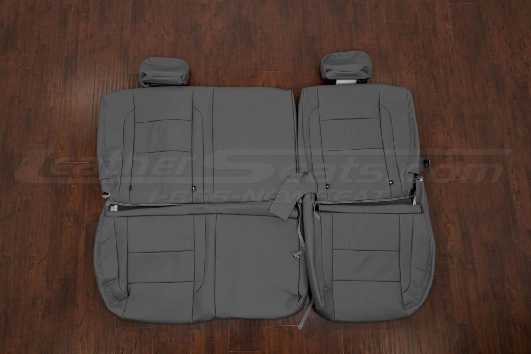 2004-2011 Nissan Titan King Cab leather seat interior kit - Light Grey - Rear seat upholstery