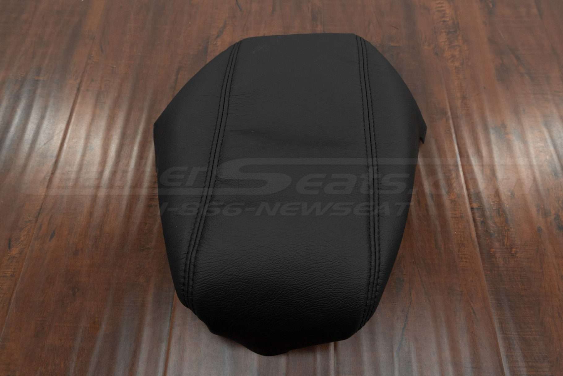 Black leather console lid cover upholstery for 2011-2015 Dodge Durango