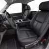 2007-2013 Chevrolet Silverado Regular Cab with installed black leather seats - Front driver side with jump down