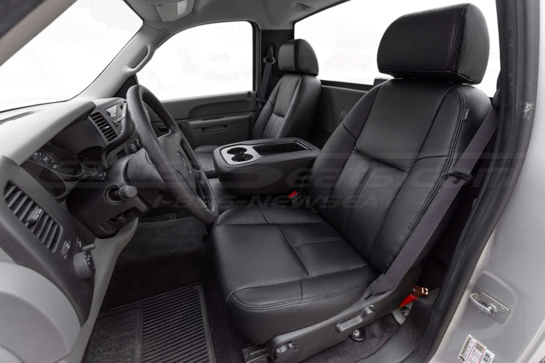 07 13 Chevrolet Silverado Leather Kit Black LeatherSeats