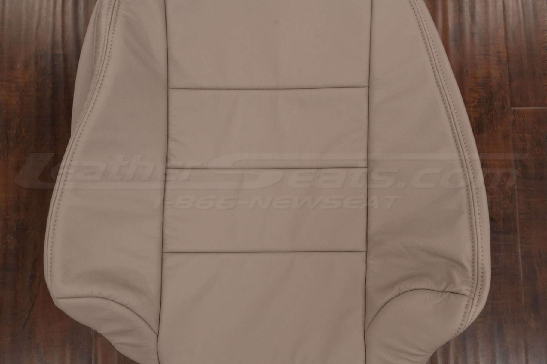 Insert section of honda civic leather backrest upholstery