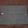Dodge Ram club cab rear seat leather upholstery in light grey
