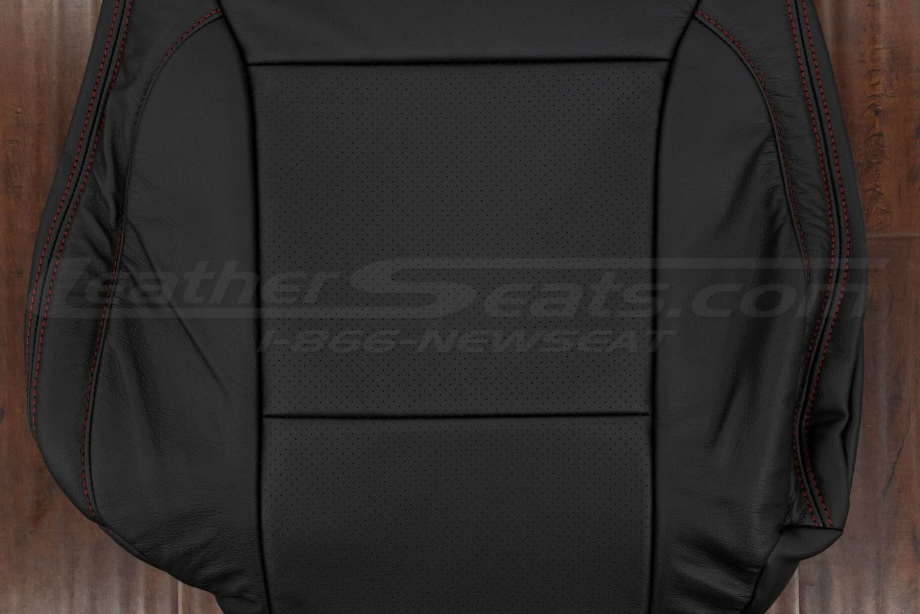Perforrated Insert section of leather backrest