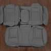 2005-2010 Chrysler 300c Sedan aftermarket leather seat kit - Light Grey - Rear seat upholstery with armrest and bolsters