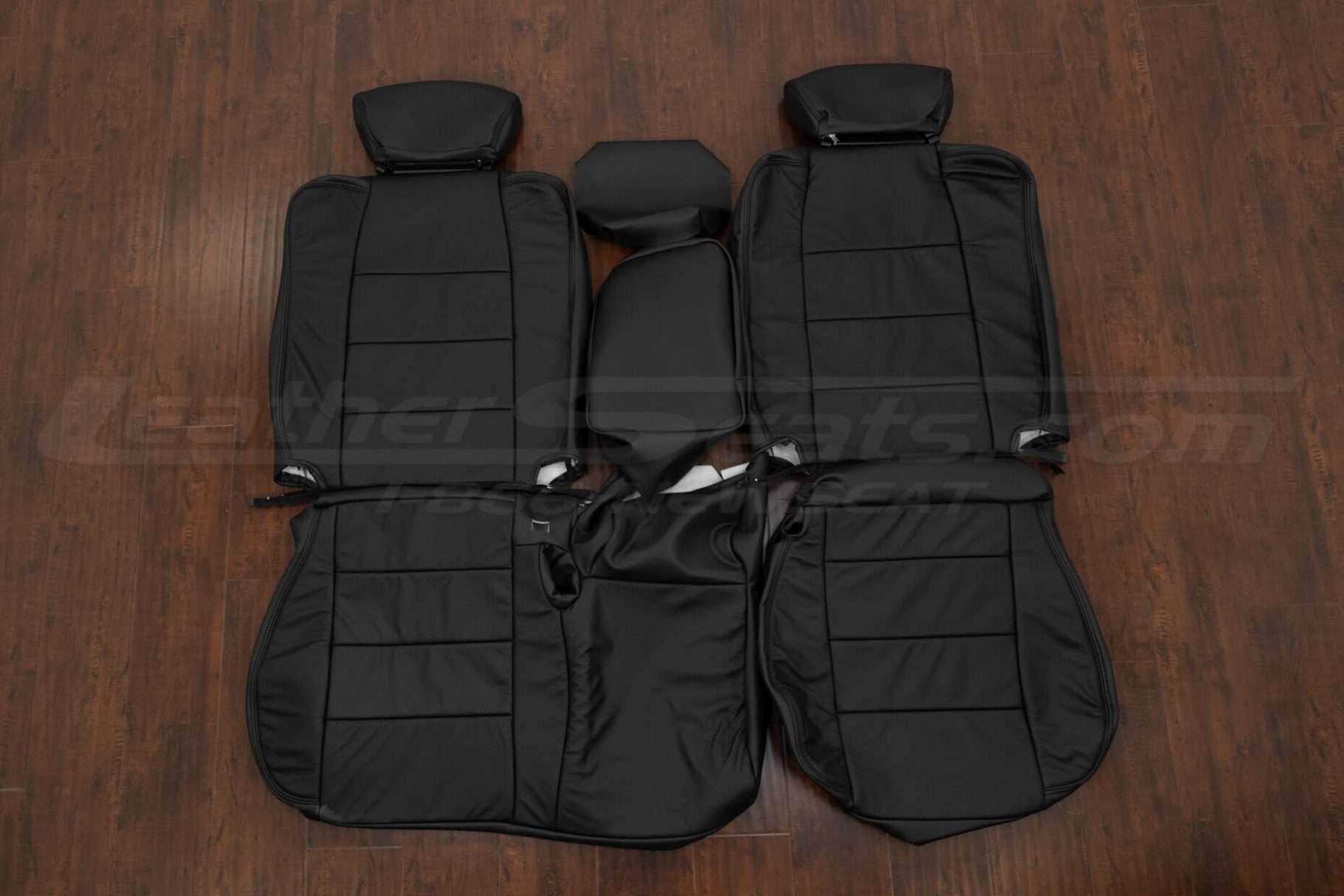 Premium black leather seat covers for 2001-2002 ford F-150 trucks