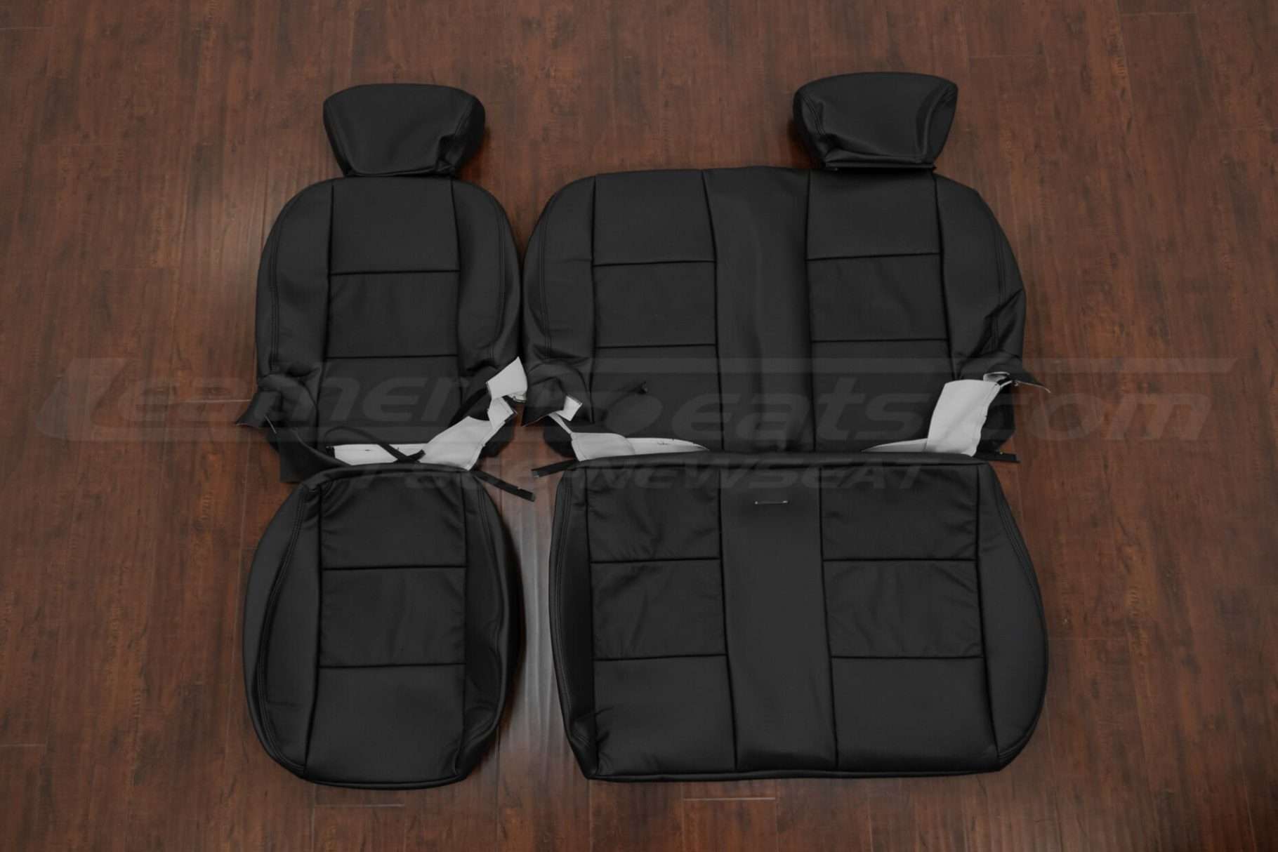 2001-2003 Ford F150 SuperCrew leather seat interior kit - Black - Rear seat upholstery