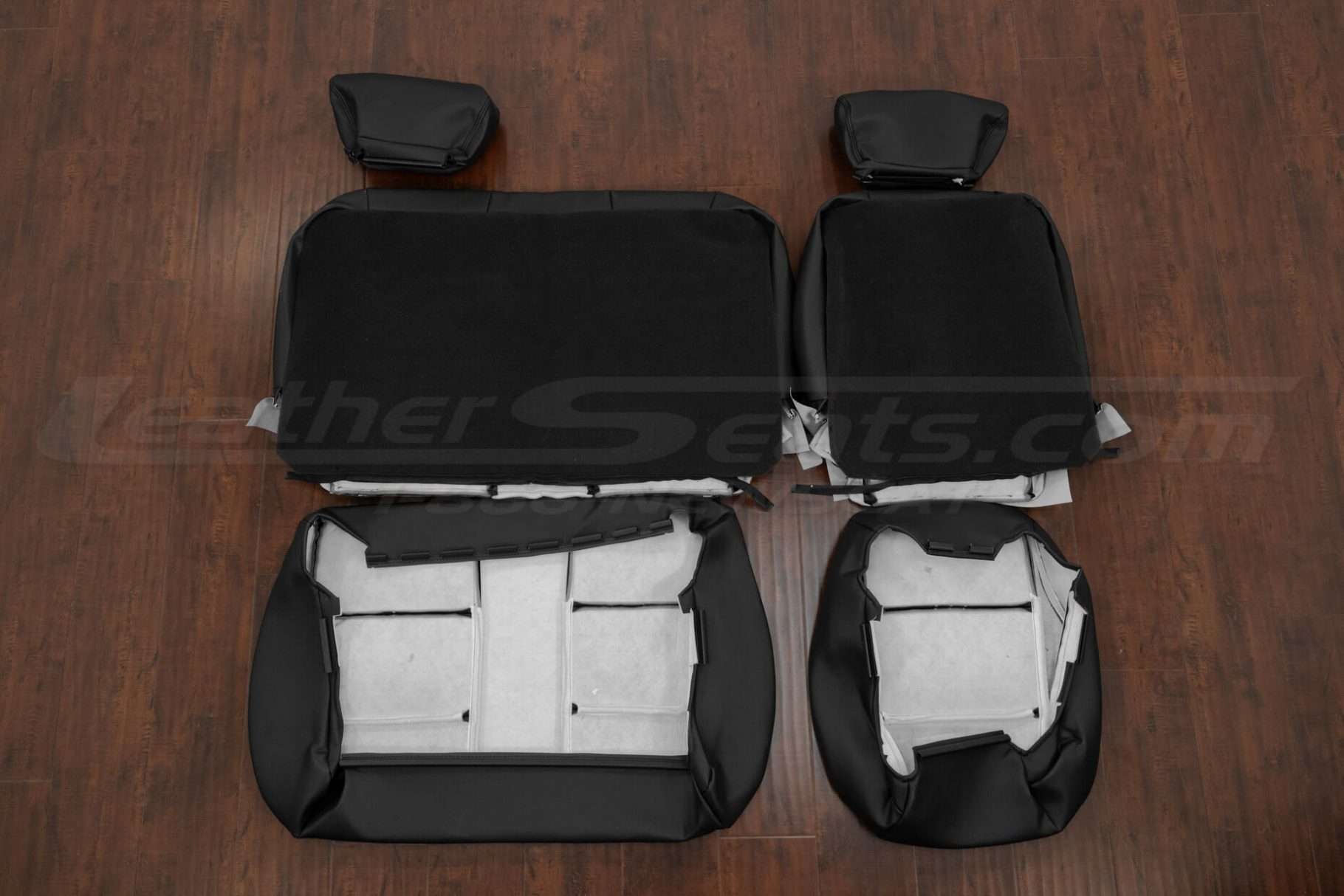 Rear seat 2002 Ford F150 leather upholstery flipped