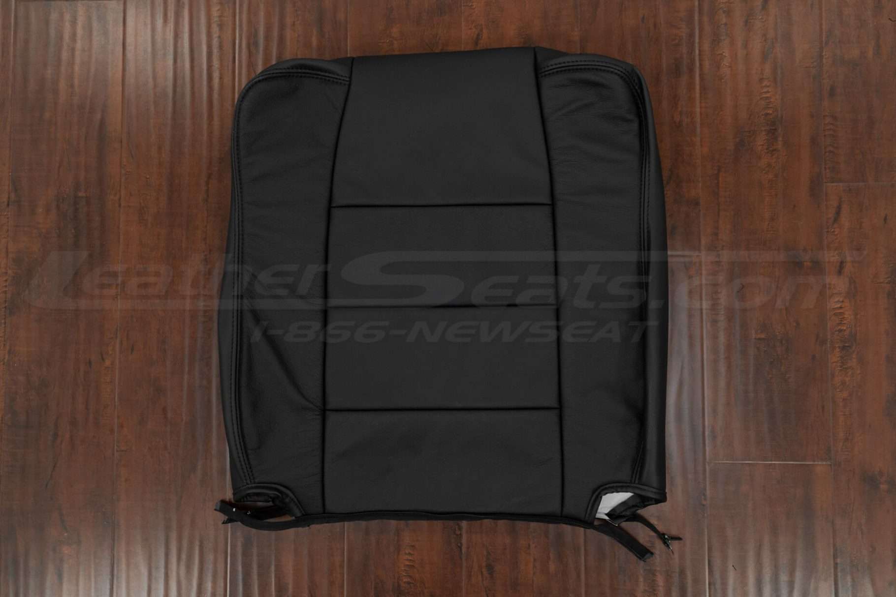 2001-2003 Ford F150 SuperCrew leather backrest upholstery in black