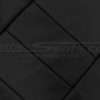 Black backrest leather texture close-up