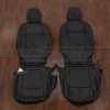 2018-2024 Jeep Wrangler JL Premium leather seat interior kit - Black - Front seat upholstery