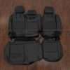 2018-2024 Jeep Wrangler aftermarket leather sat interior kit- black -rear seat upholstery kit