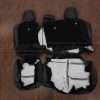 Rear seat jeep wrangler jl leather upholstery flipped