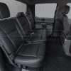2017 Ford F-250 with custom installed black leather seats - Rear seat passenger side