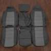 2004-2010 Ford F-350 leather seat interior kit - Graphite/Light Grey - Front sea leather upholstery