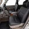 Alternative view of toyota tundra with black leather seats