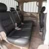 Black Toyota Tundra limited leather seats installed