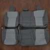 2023-2025 Ford F-250/350/450 Leather seat interior kit - Charcoal/Crater Grey - Rear seat upholstery