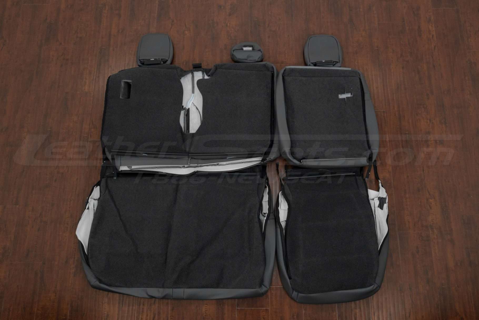 2024 Ford SuperDuty rear seat leather itnerior it flipped