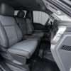 2023-2025 Ford SuperDuty with custom two-tone installed leather seats in charcoal & crater grey - Front seat passenger side 40/20/40