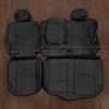 2003-2006 Chevrolet Tahoe premium aftermarket leather seat kit - black - rear seat upholstery with armrest