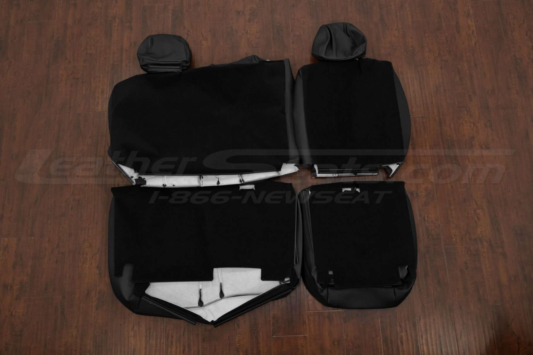 Rear seat Chevy Tahoe leather seat upholstery flipped