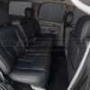 Chevrolet Tahoe with installed rear leather seats in aftermarket black leather kit