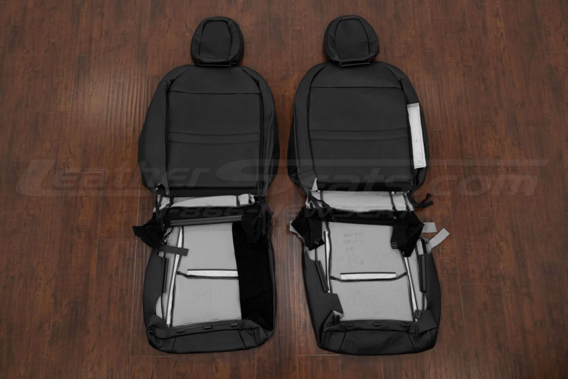 Front seat Honda HRV leather upholstery flipped