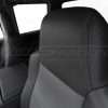 Ford Superduty graphite leather headrest close-up
