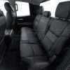 Toyota Tundra black installed leather seats - rear seats from driver side