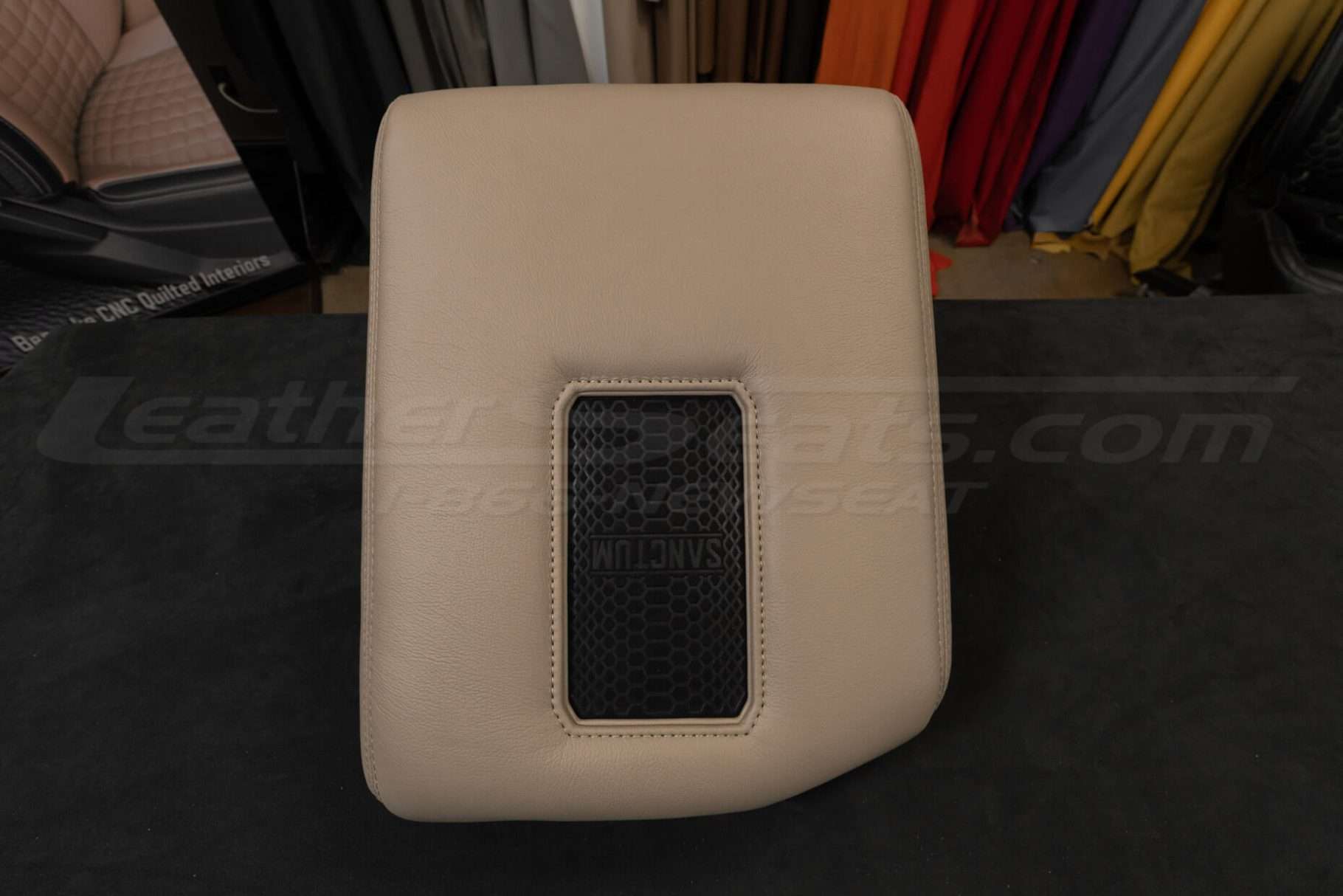 2008-2022 Toyota Sequoia SUV aftermarket phone charging center console lid