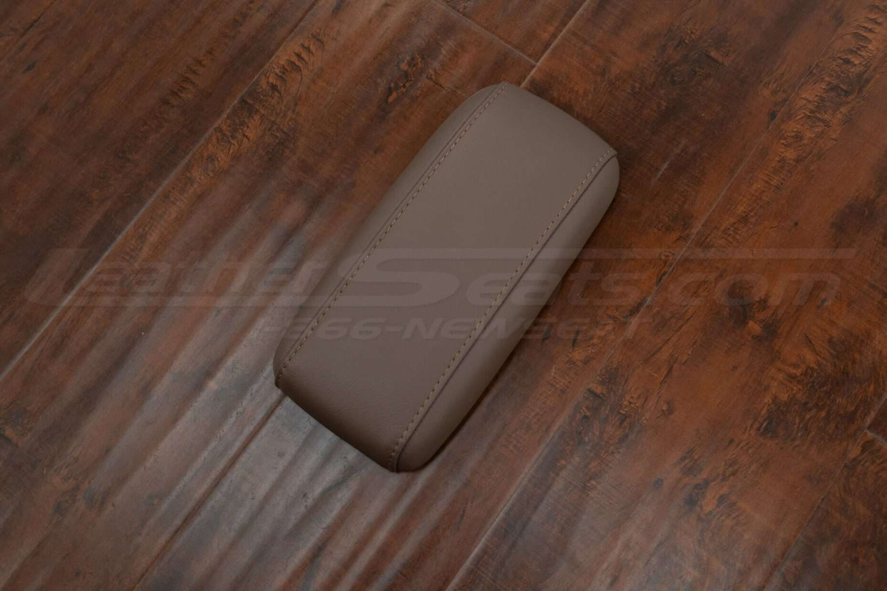 Driftwood leather console lid cover for Toyota 4Runner SUV