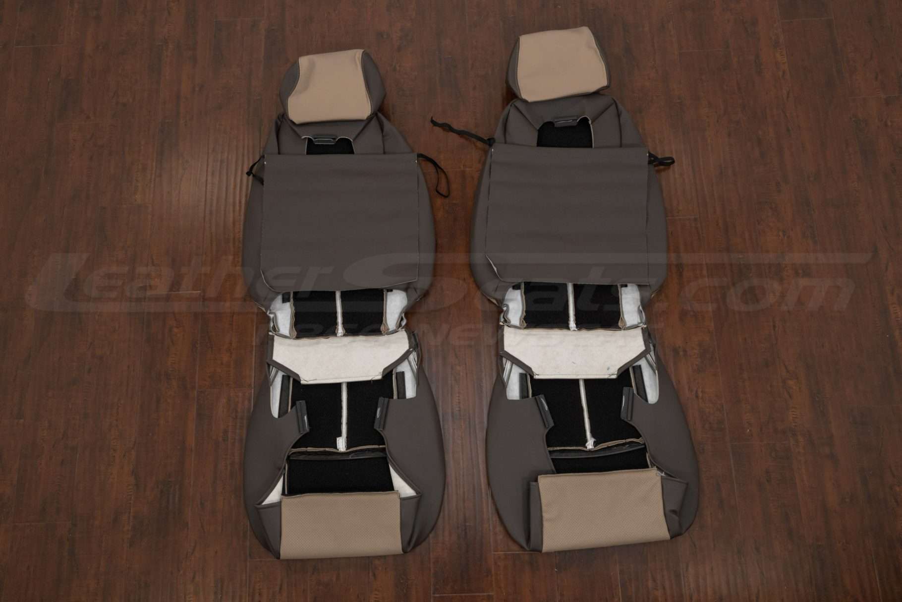 Front seat silverado upholstery flipped with MAP pockets