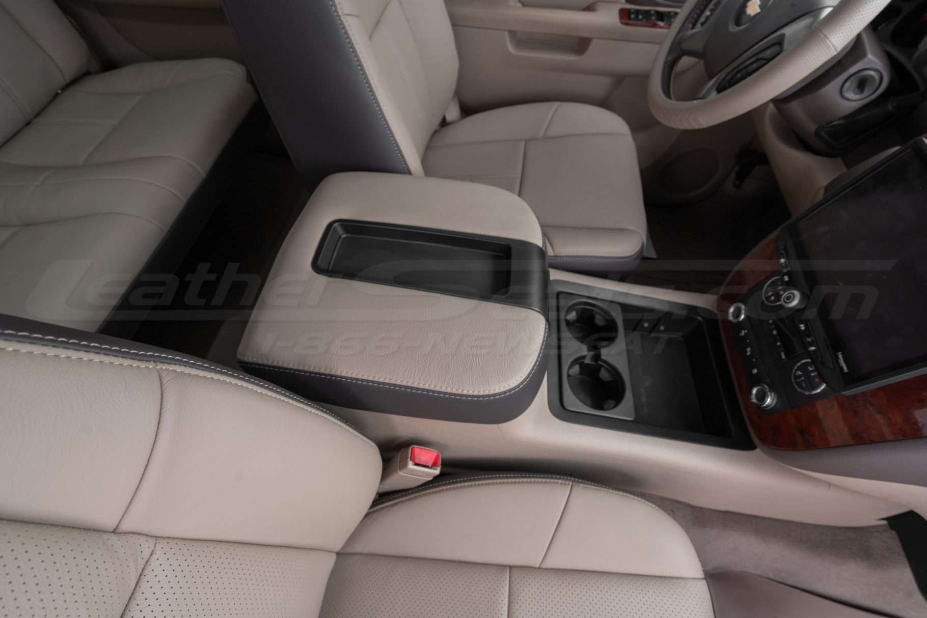 2007-2011 Chevrolet and GMC truck leather console lid cover